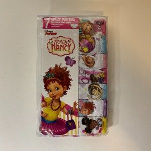 Fancy Nancy‎ Underwear Underpants 7 Pair Panty Pk Girls 4 Disney Junior New